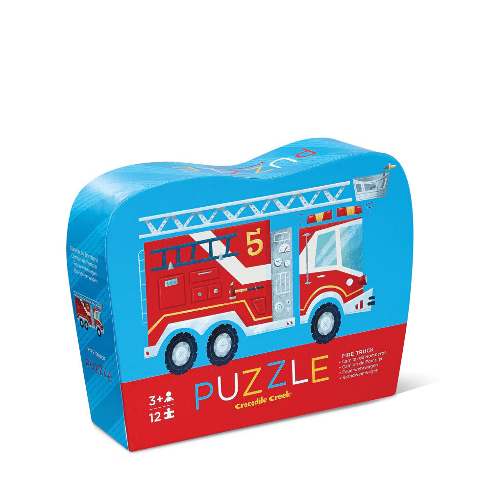 Crocodile Creek 12-pc Mini Puzzle/Fire Truck