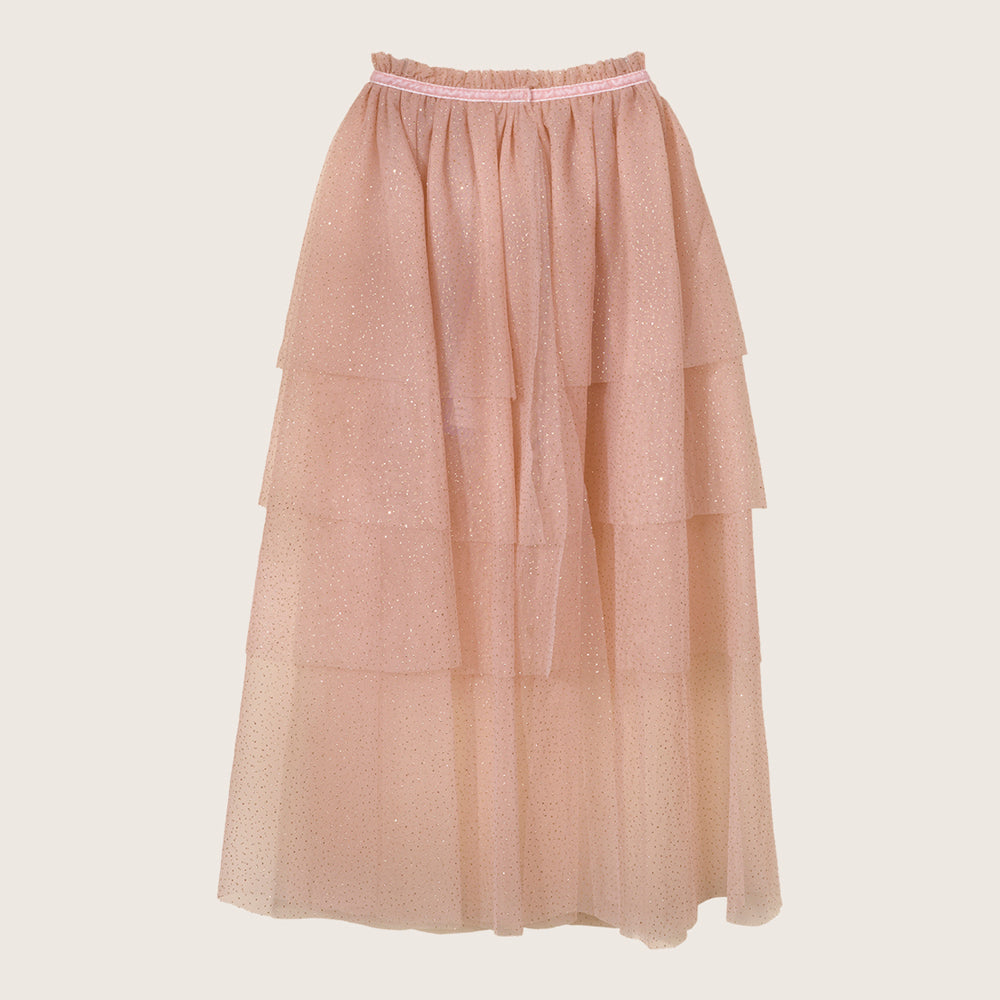 Rise Little Earthling Tulle Cape Pink Os