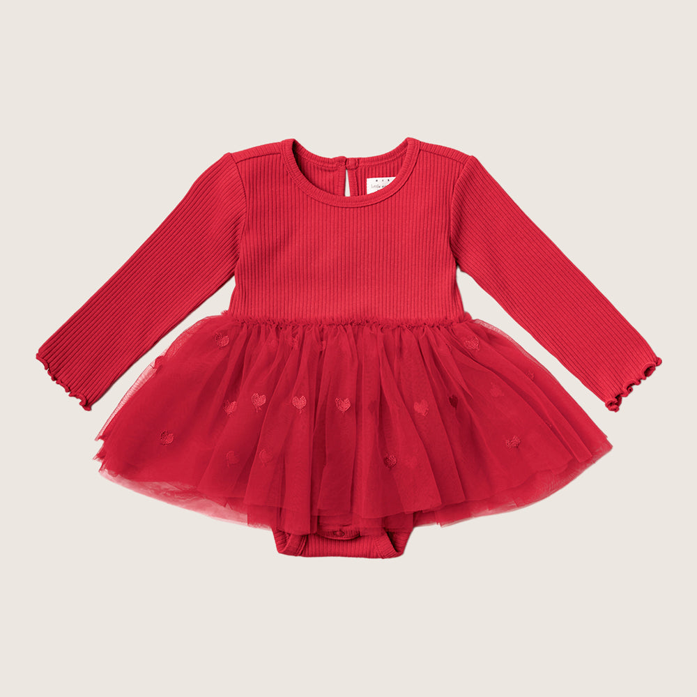 Rise Little Earthling Rib Tutu Dress