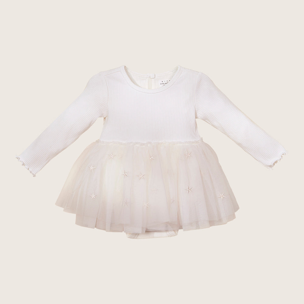 Rise Little Earthling Rib Tutu Dress