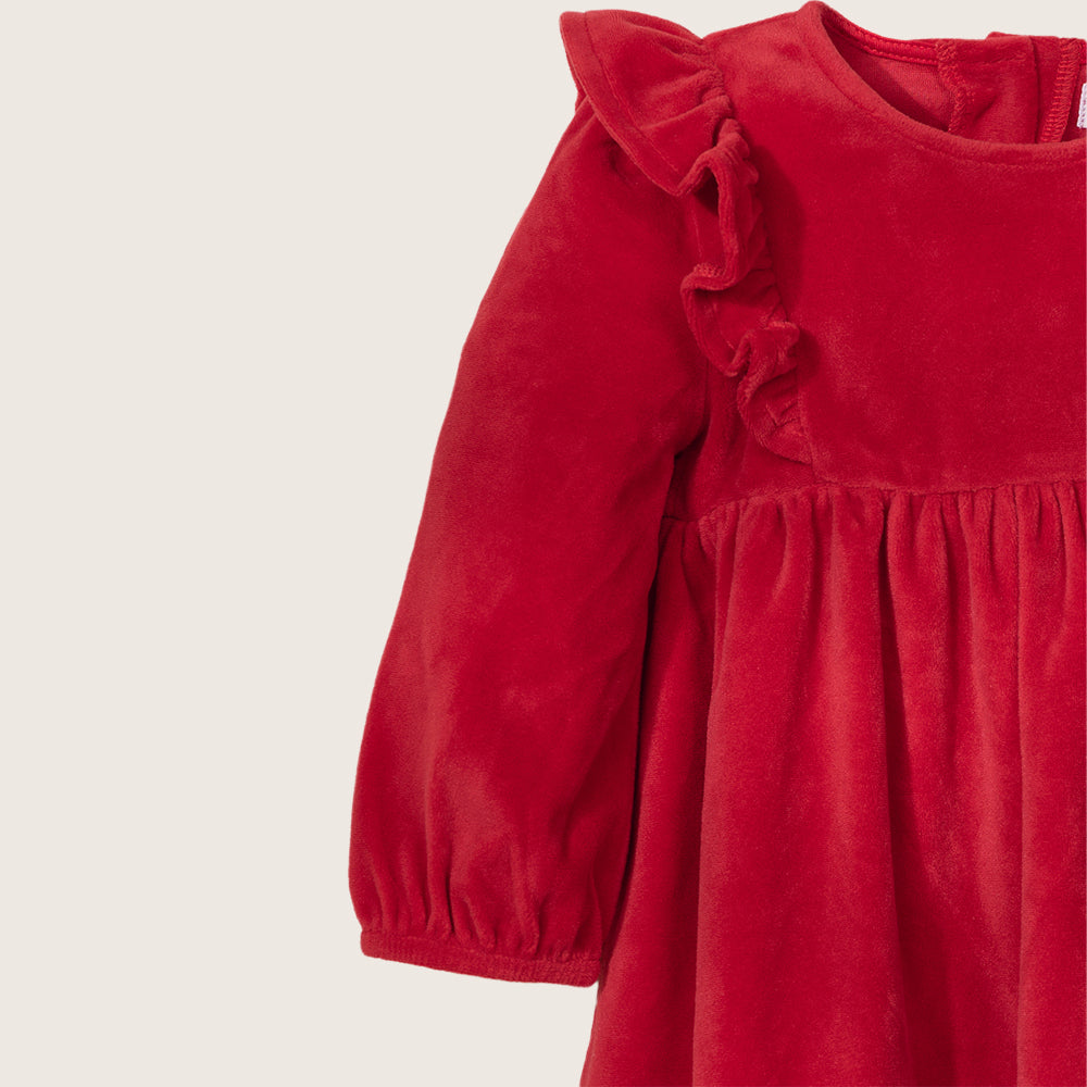 Rise Little Earthling Velvet Dress