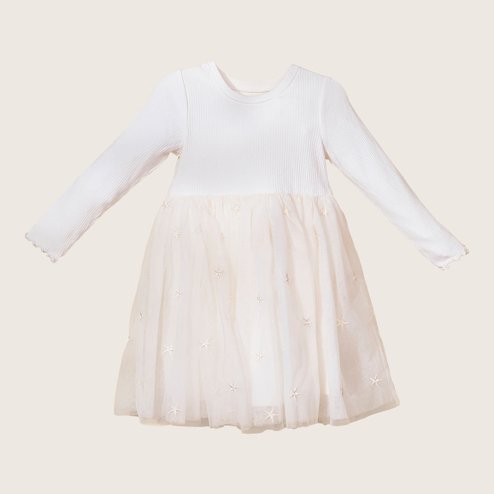 Rise Little Earthling Rib Tutu Dress