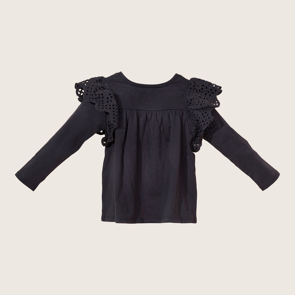 Rise Little Earthling Ruffle Shoulder Tee