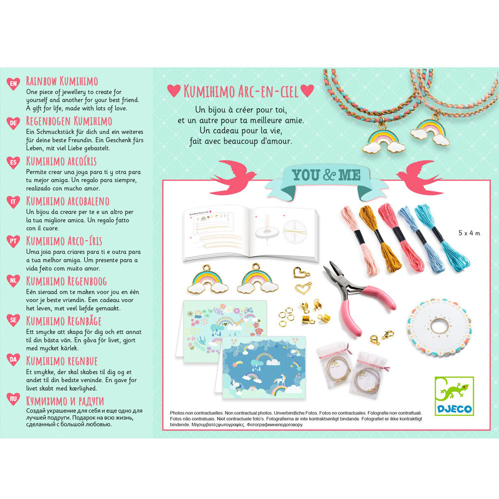 YOU & ME: Rainbow Kumihimo Bracelet Kit