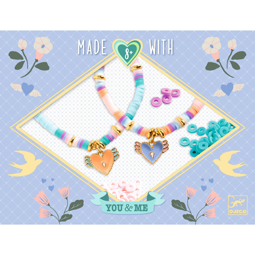 YOU & ME: Heart Heishi Bracelet Kit