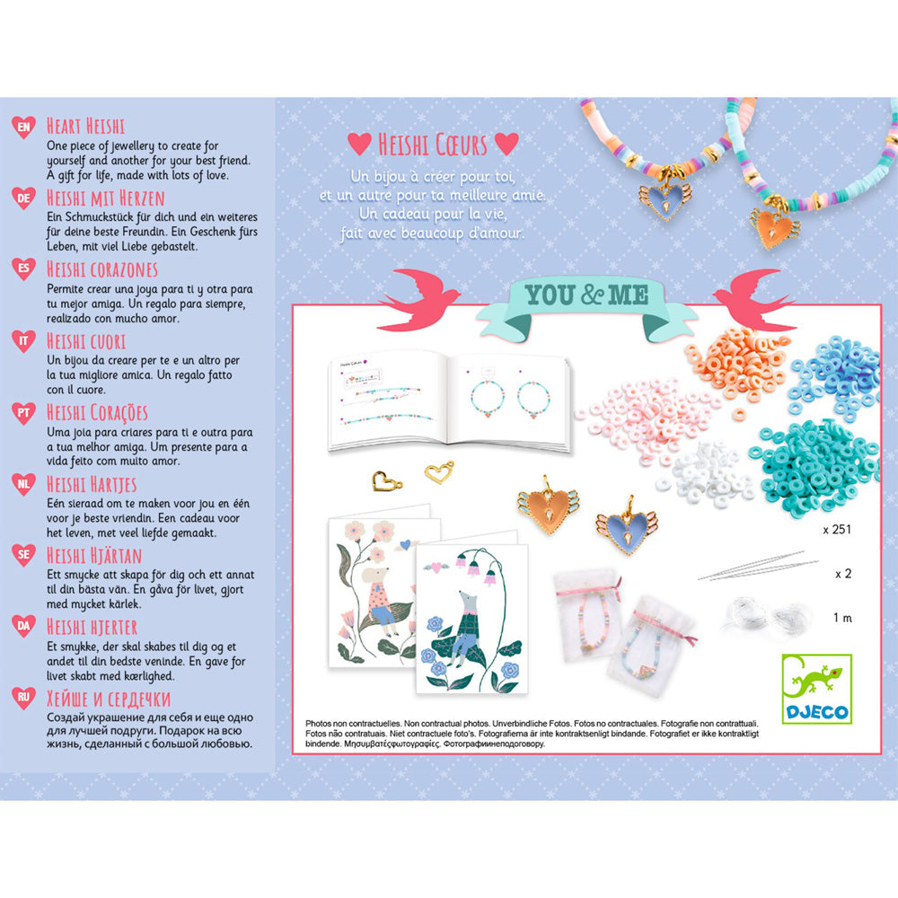 YOU & ME: Heart Heishi Bracelet Kit