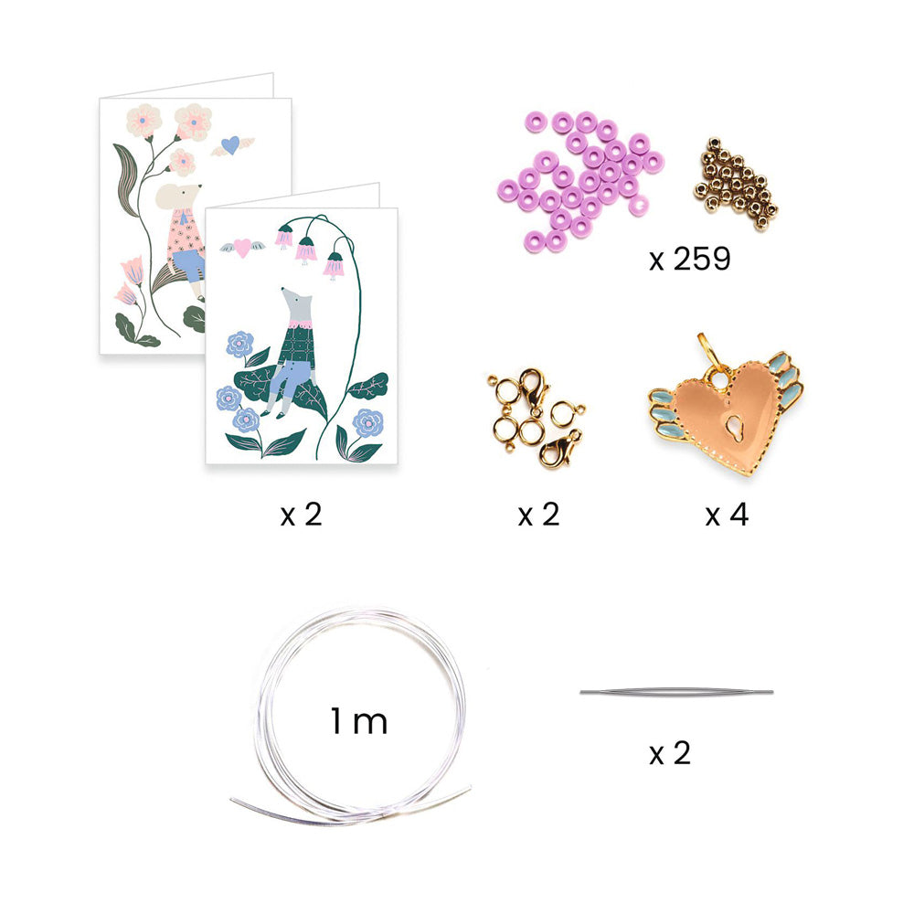 YOU & ME: Heart Heishi Bracelet Kit