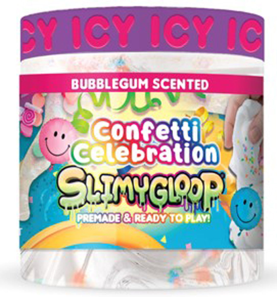 Slimygloop Jar Confetti Celebration