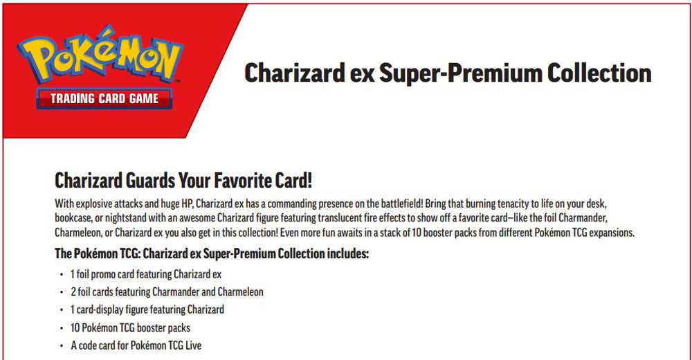 Pokémon TCG: Charizard ex Super-Premium Collection