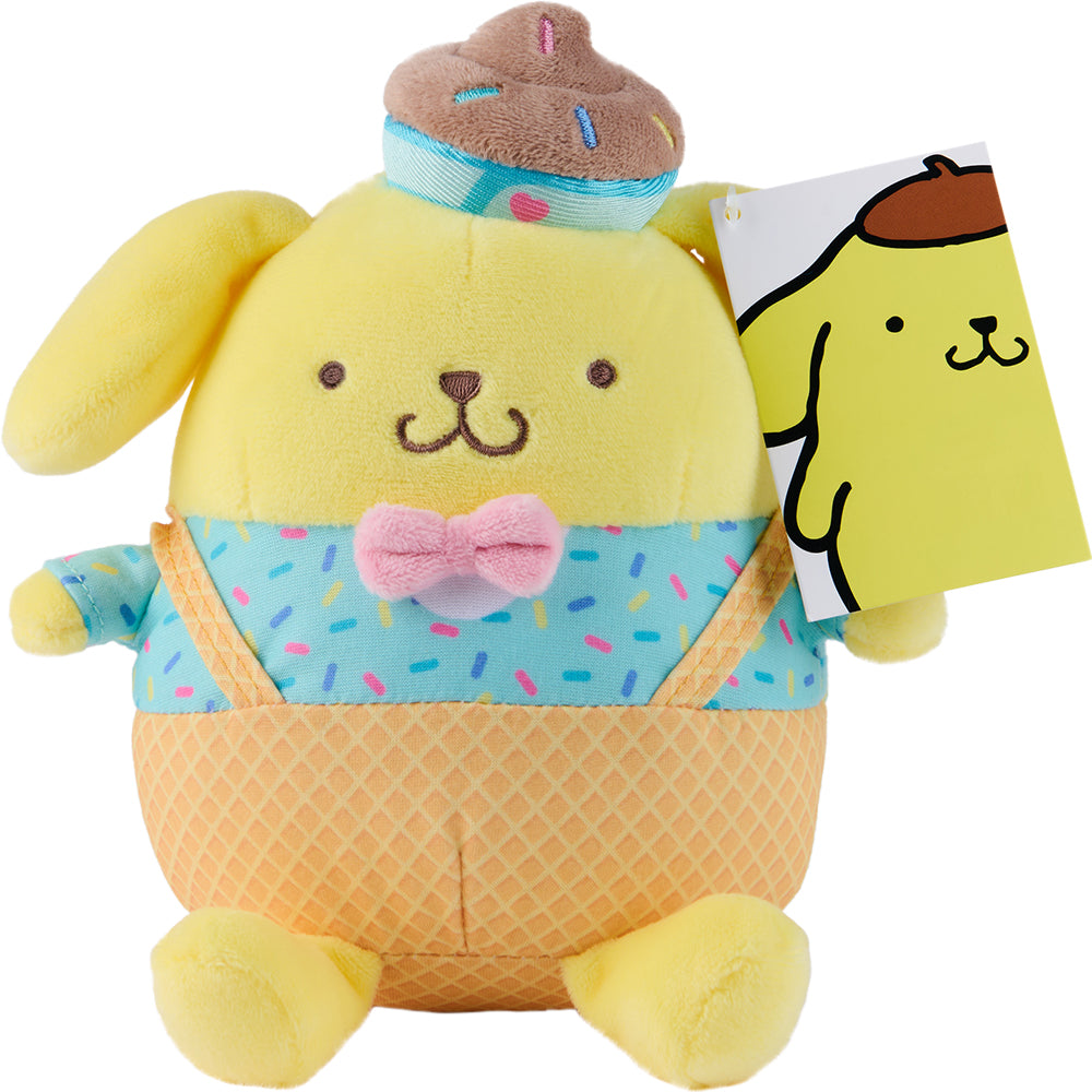 GUND Sanrio Hello Kitty and Friends Pompompurin Ice Cream Plush