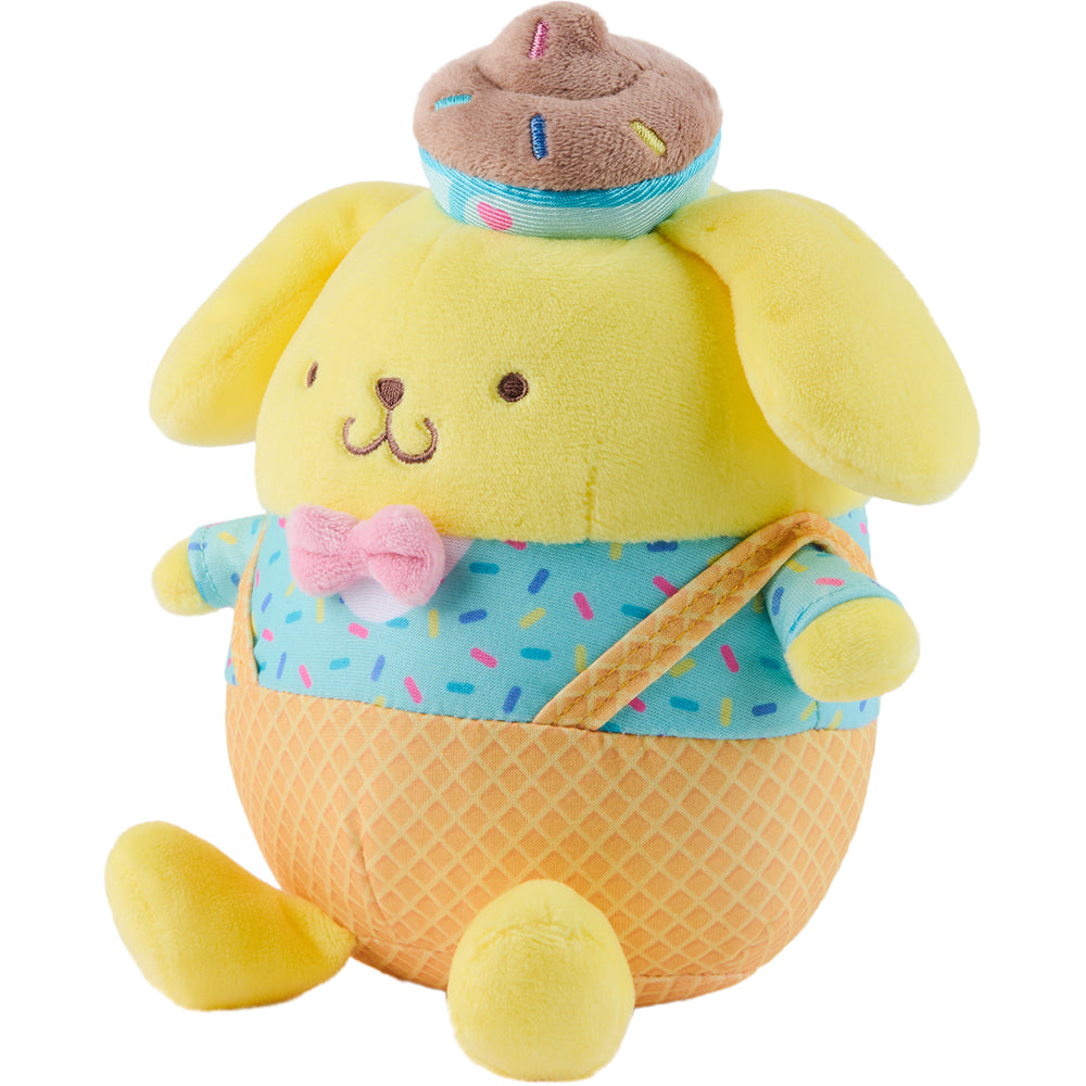 GUND Sanrio Hello Kitty and Friends Pompompurin Ice Cream Plush