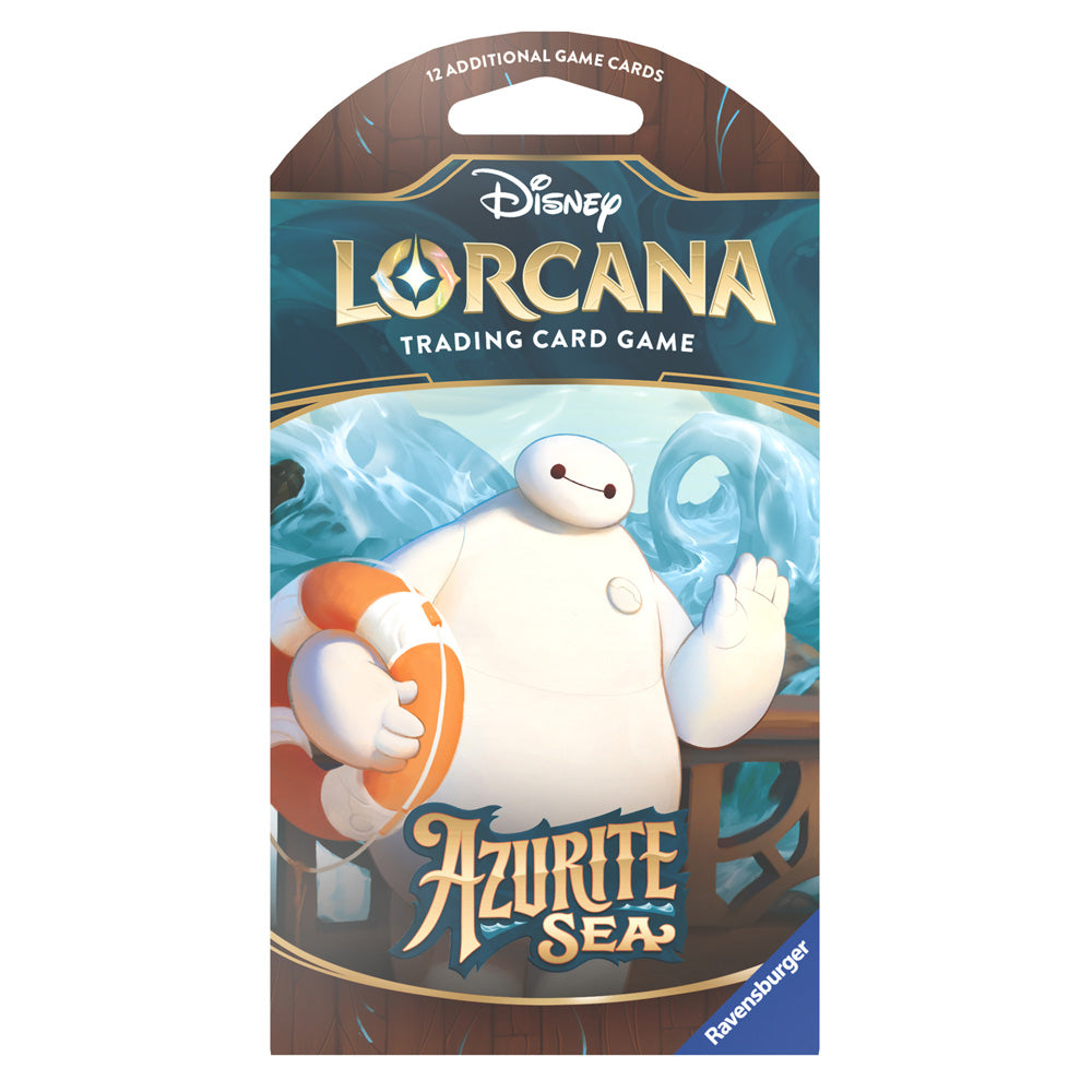 Disney Lorcana S6 Azurite Sea Booster Pack Sleeved