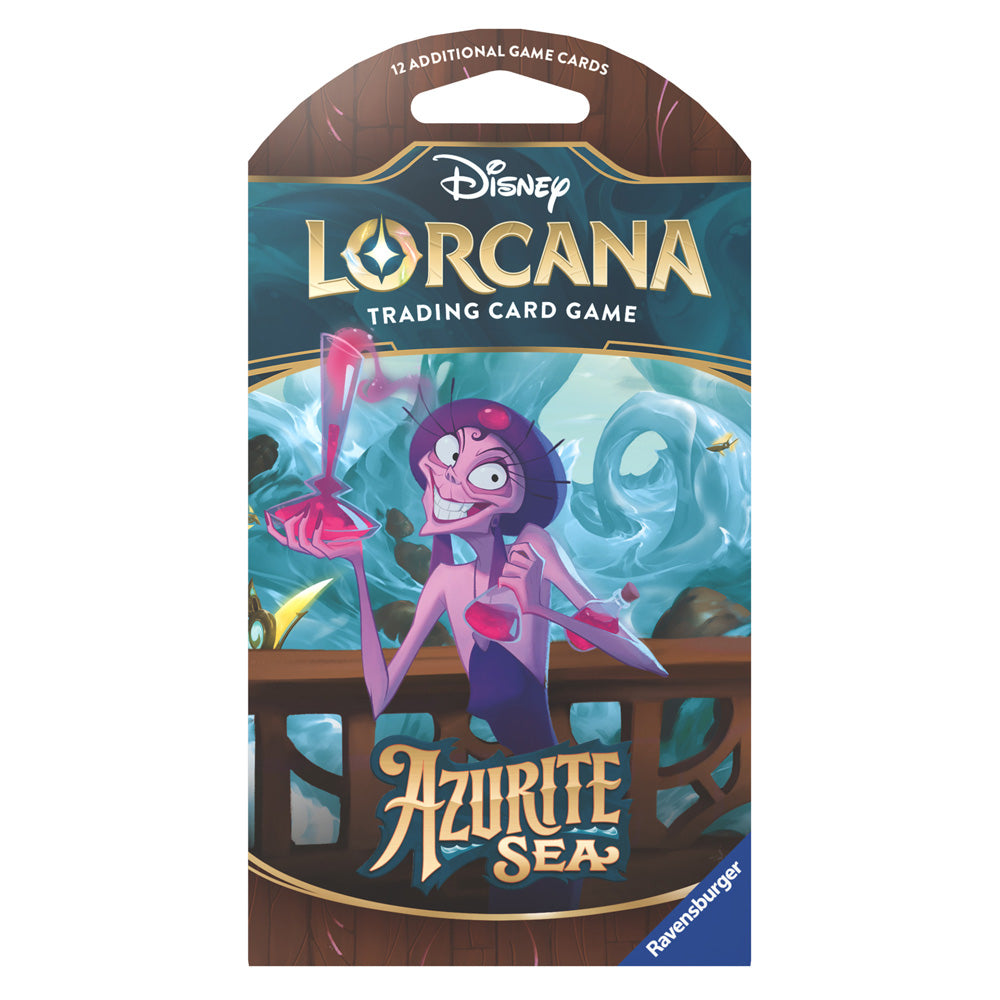 Disney Lorcana S6 Azurite Sea Booster Pack Sleeved