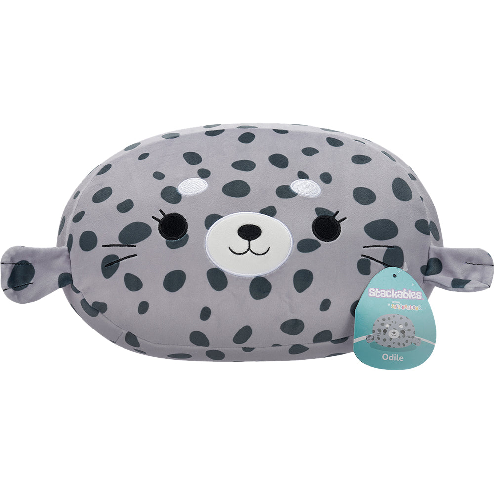 Squishmallows 12" Stackables-Odile - Spotted Seal