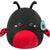 Squishmallows 14" Plush-Trudy - Black Ladybug