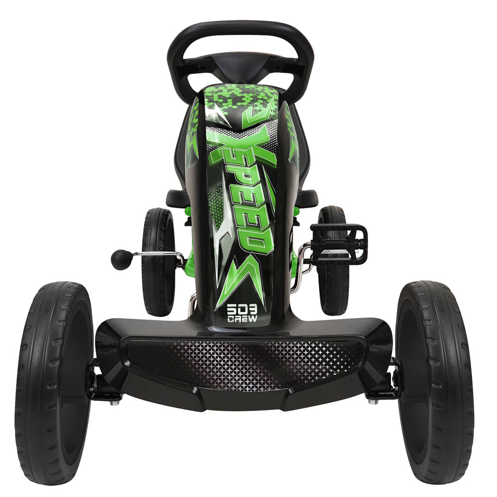 X-Speed Pedal Go Kart - Green