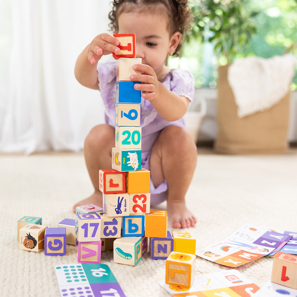 Melissa & Doug x Ms.Rachel  Wooden Learning Blocks