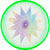 Aerobie 12" Skylighter Light Up Flying Disc, Green