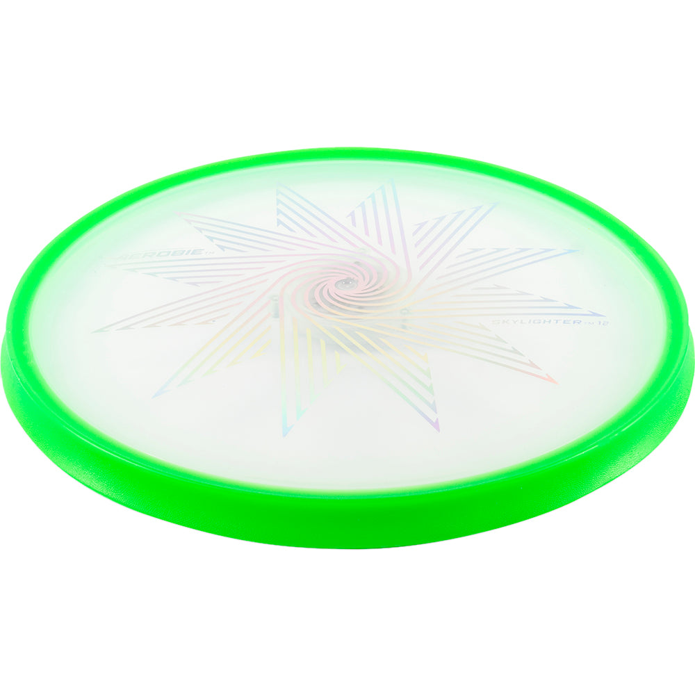 Aerobie 12" Skylighter Light Up Flying Disc, Green