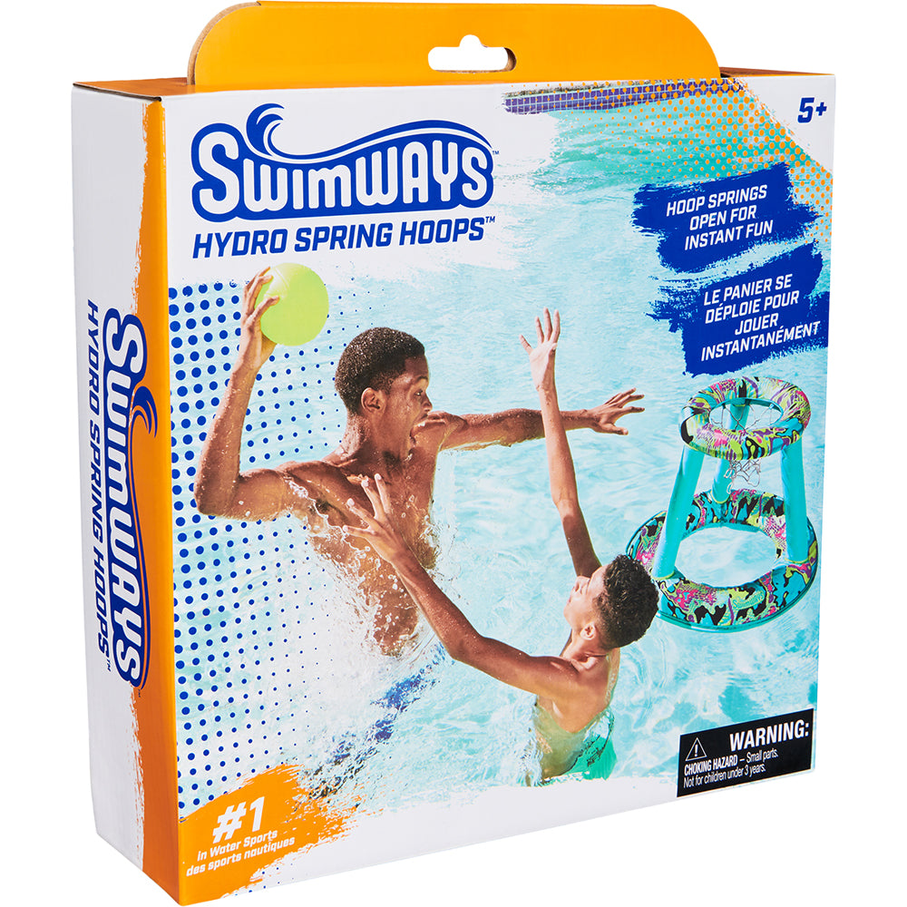 Swimways Hydro Spring Hoops Game Basketball Set