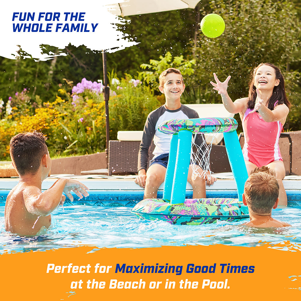 Swimways Hydro Spring Hoops Game Basketball Set