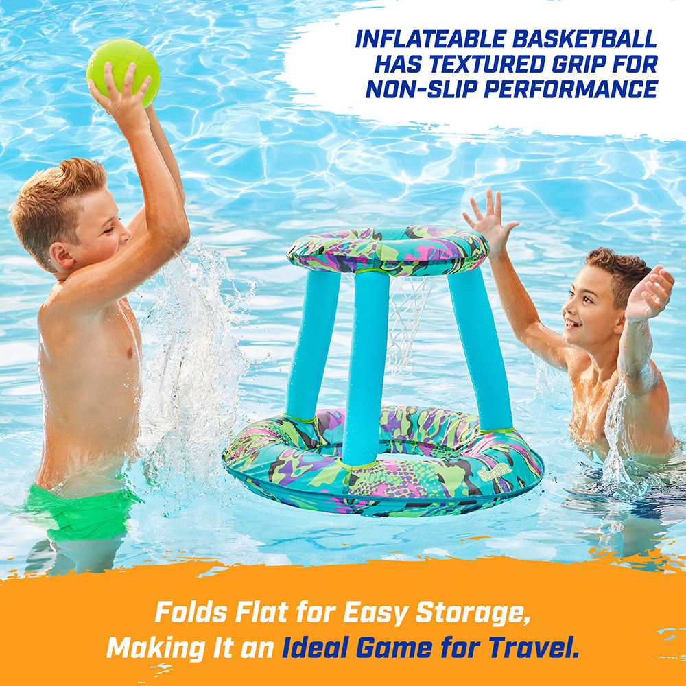 Swimways Hydro Spring Hoops Game Basketball Set