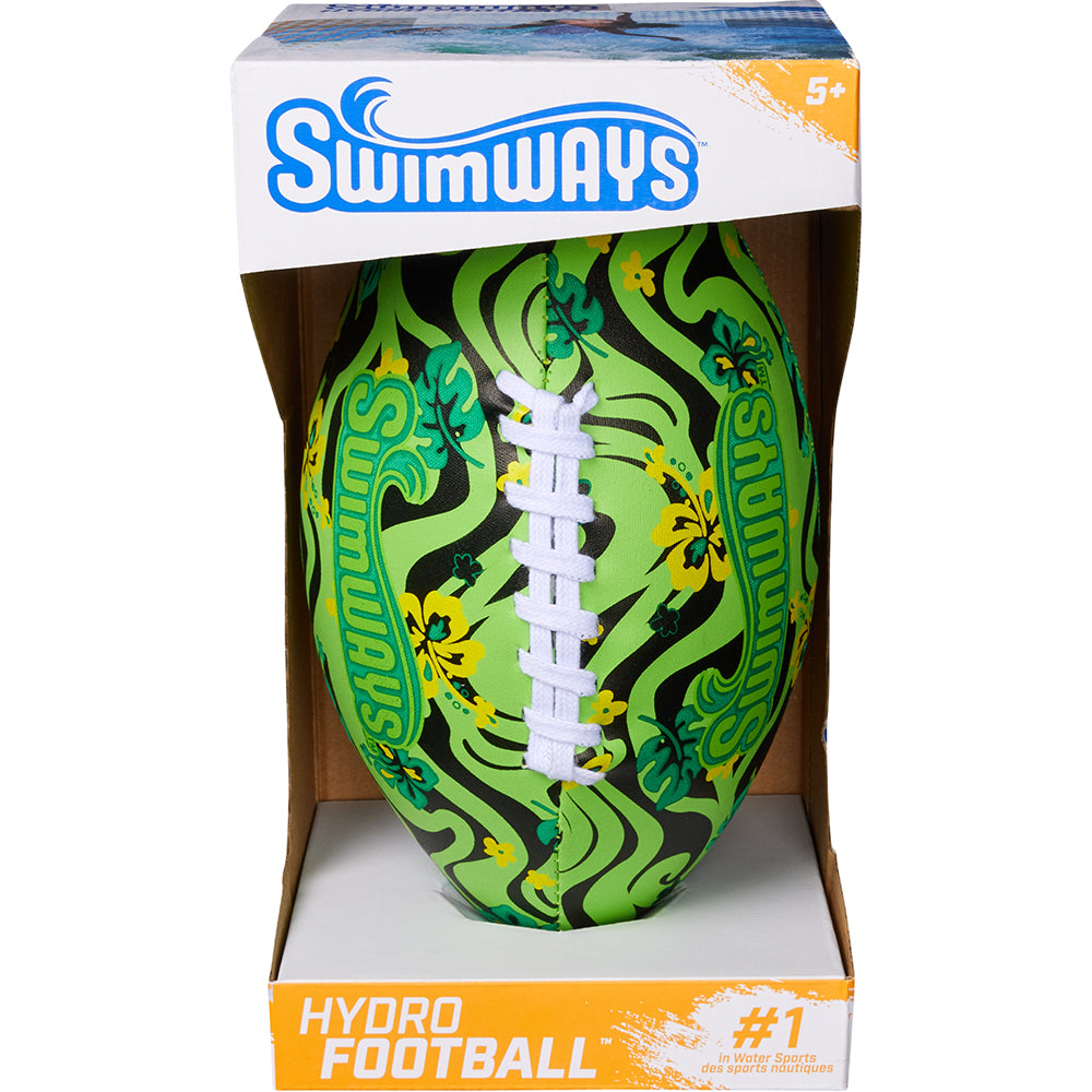 Swimways 9.25" Hydro Waterproof Football, Green