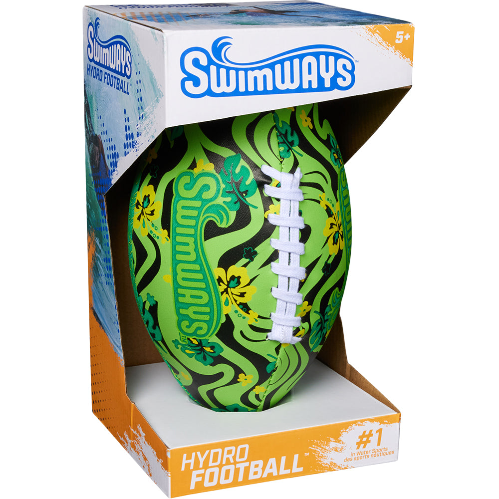 Swimways 9.25" Hydro Waterproof Football, Green