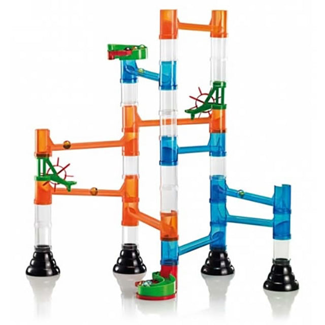 Quercetti Migoga 45 Piece Transparent Basic Marble Run