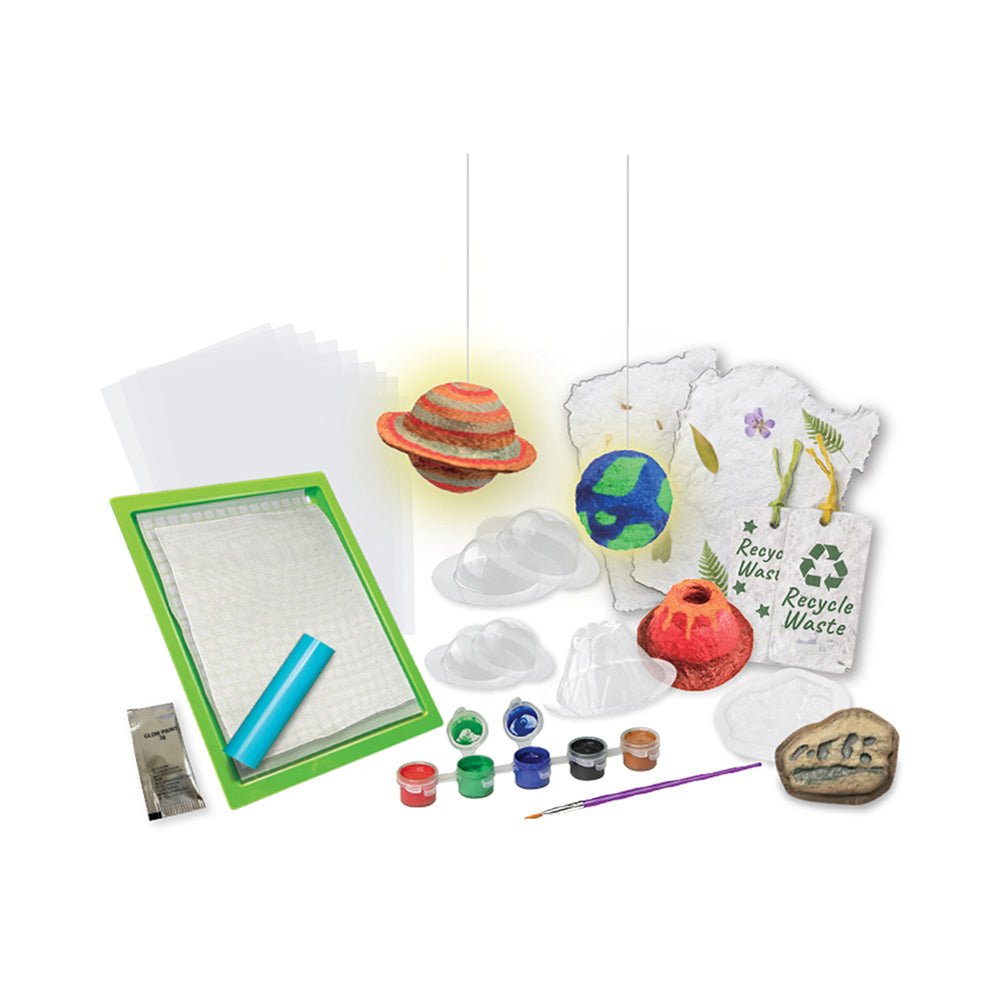 4M Green Science Paper Making Paper Mache Science Craft Kit - Mastermind Toys___220845