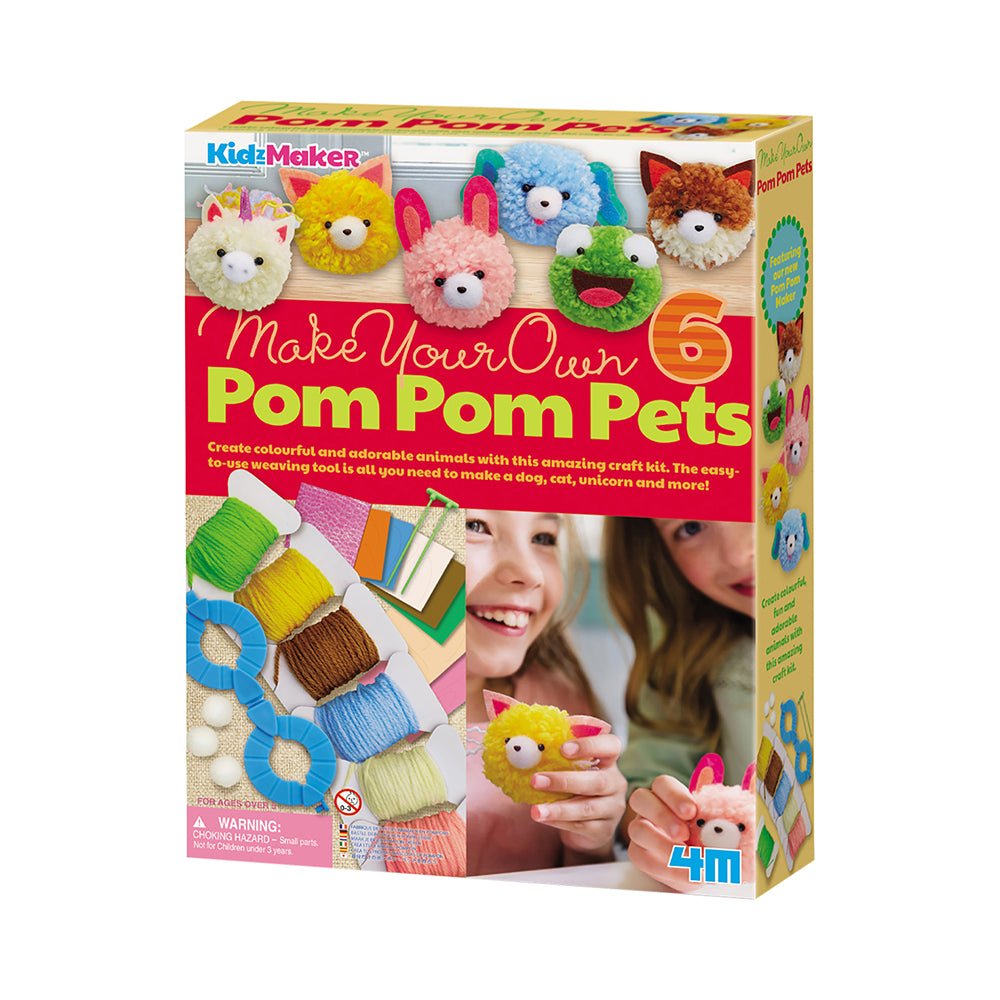 4M Make Your Own Pom Pom Pets - Mastermind Toys___218557