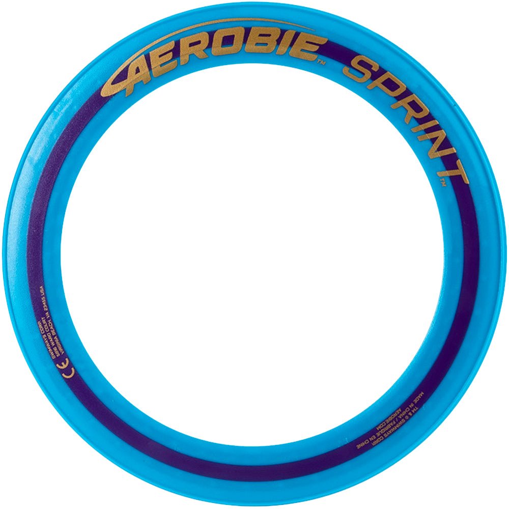 Aerobie 10" Sprint Ring Outdoor Flying Disc Blue - Mastermind Toys___241853