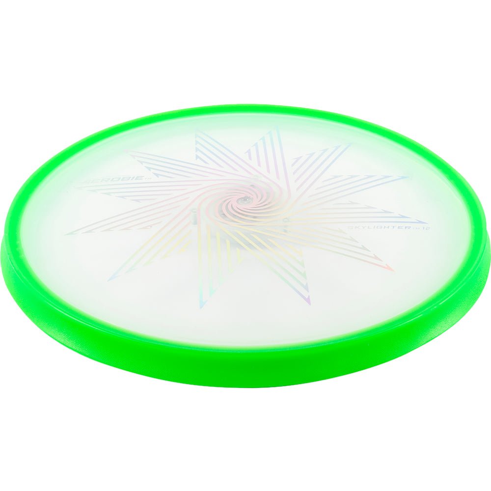 Aerobie 12" Skylighter Light Up Flying Disc, Green - Mastermind Toys___241824