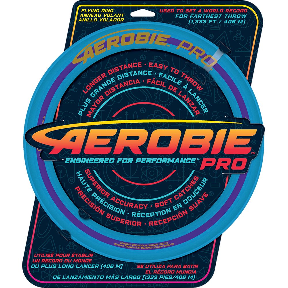 Aerobie 13" Pro Ring Outdoor Flying Disc, Blue - Mastermind Toys___241820