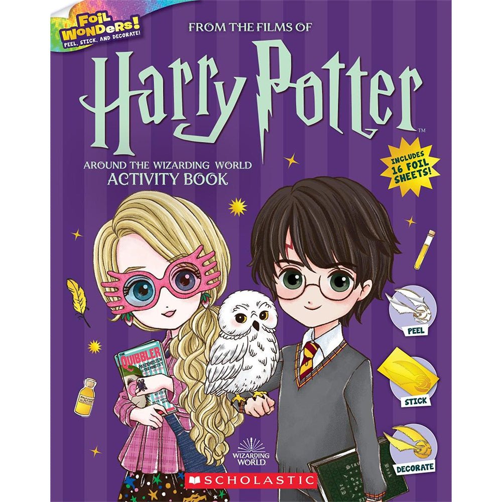 Around the Wizarding World Activity Book (Harry Potter: Foil Wonders) - Mastermind Toys___235841