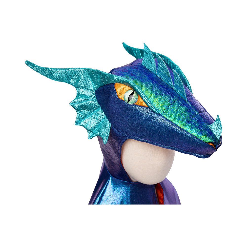 Azure The Metallic Dragon Cape, Size 5 - 6 - Mastermind Toys___231565