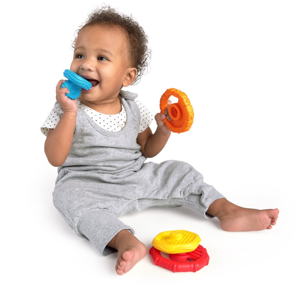 Baby Einstein Stack & Teethe Textured Teether Toy - Mastermind Toys___237778