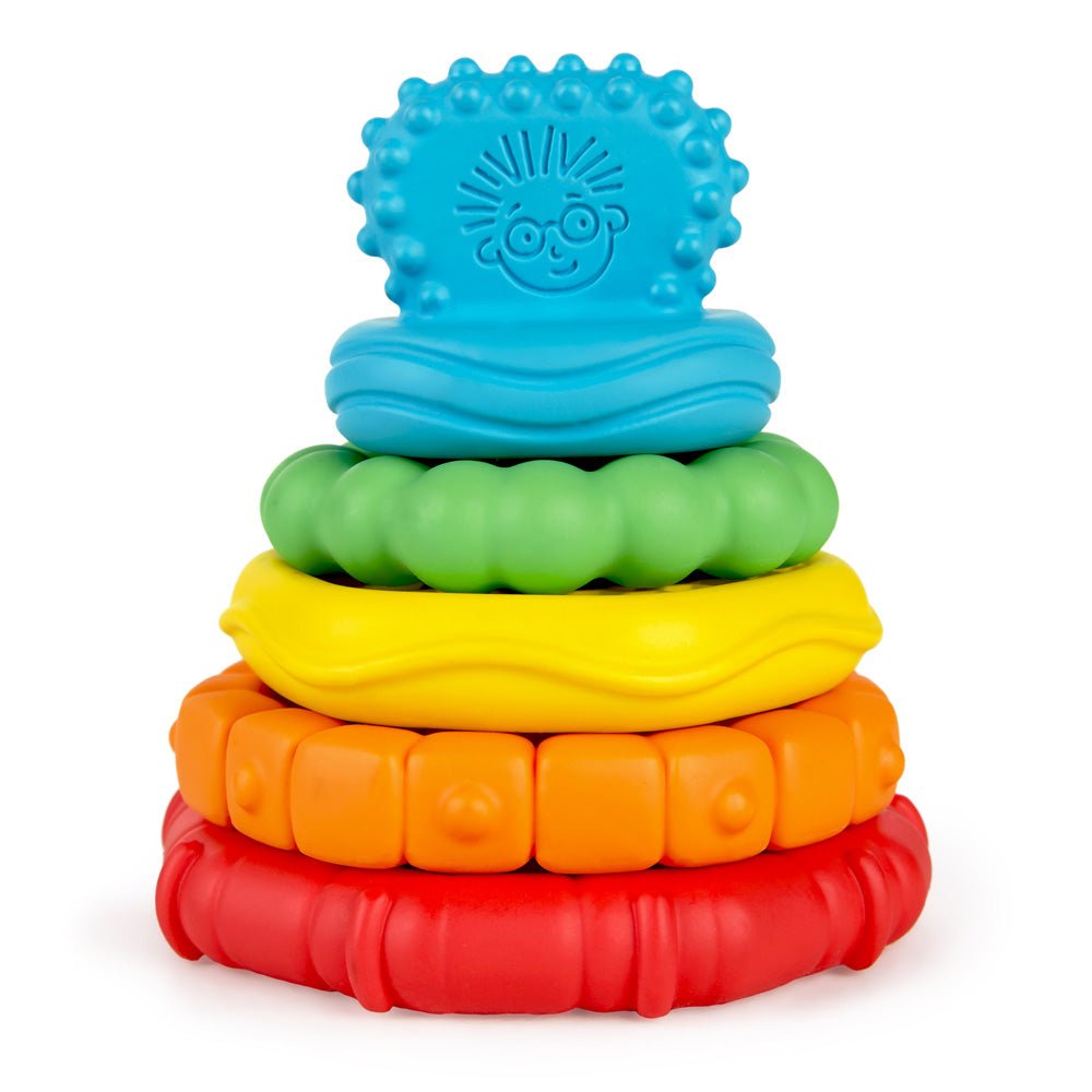 Baby Einstein Stack & Teethe Textured Teether Toy - Mastermind Toys___237778