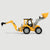 Backhoe Loader, Mid - Sized - Mastermind Toys___233062