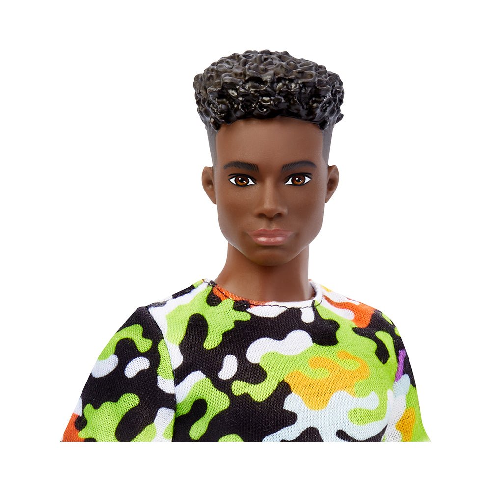 Barbie Fashionistas Ken Doll #183 with Camo Print Shirt - Mastermind Toys___225520