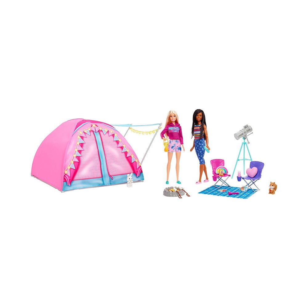 Barbie It Takes Two Camping Playset with Tent, 2 Barbie Dolls & Accessories - Mastermind Toys___226896