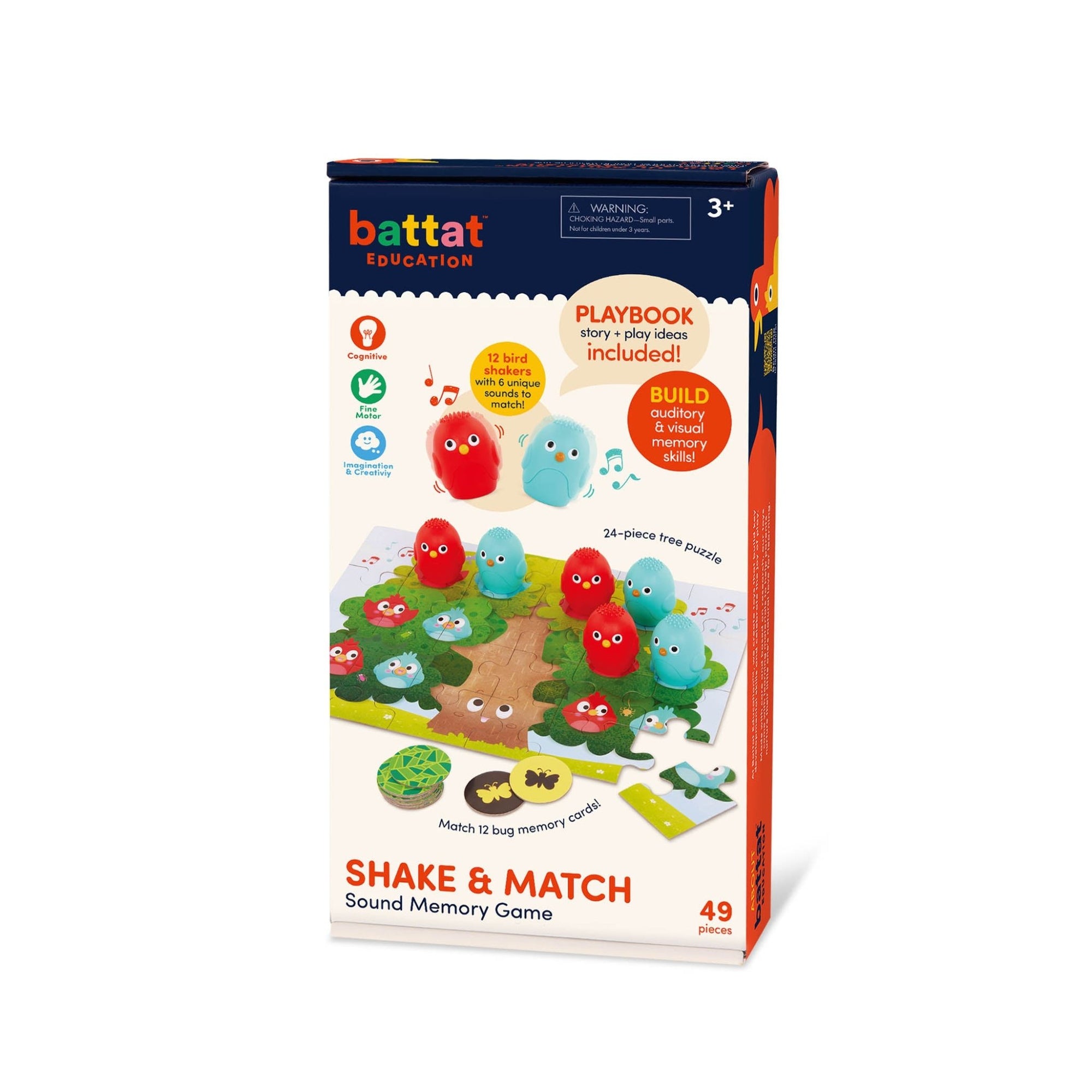 Battat Education Shake & Match Sound Memory Game - Mastermind Toys___235544