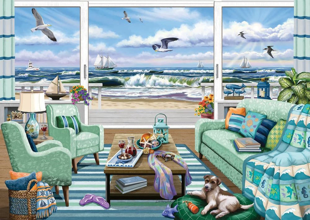 Beachfront Getaway 1000 Pc Puzzle - Mastermind Toys___237130