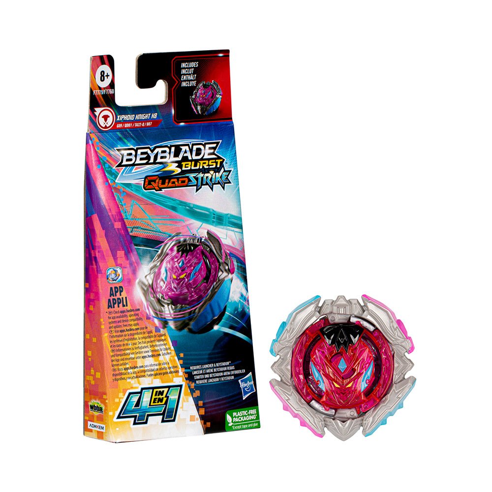 Beyblade Burst QuadStrike Zeal Nyddhog N8 Single Pack - Mastermind Toys___230910