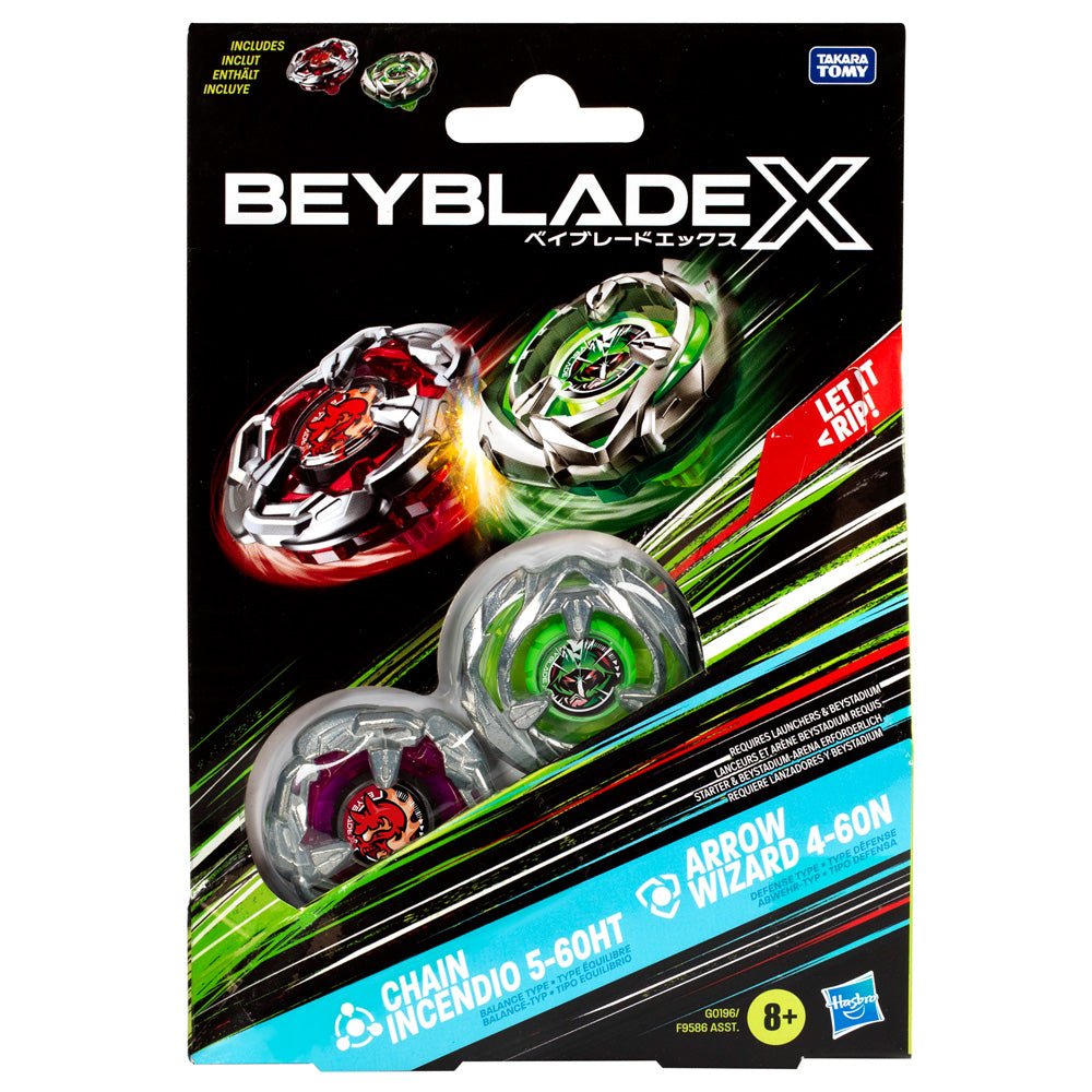 Beyblade X Chain Incendio 5 - 60Ht&Arrowwizard 4 - 60N - Mastermind Toys___234539