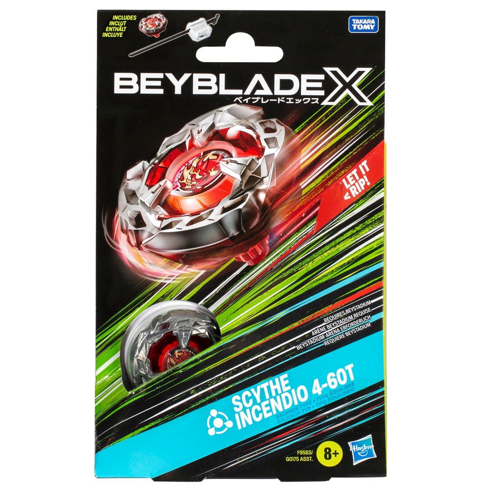 Beyblade X Scythe Incendio 4 - 60T Starter Pack - Mastermind Toys___234543