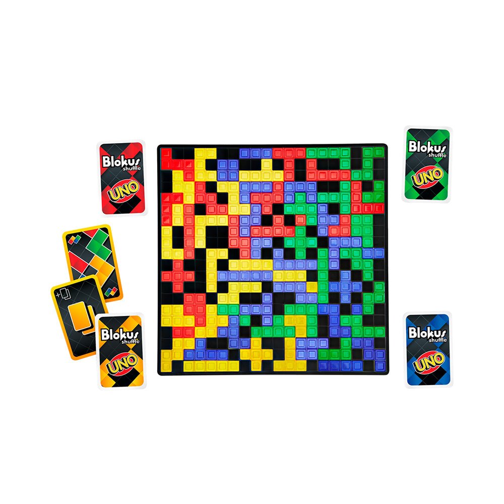 Blokus Shuffle Game Uno Edition - Mastermind Toys___221864