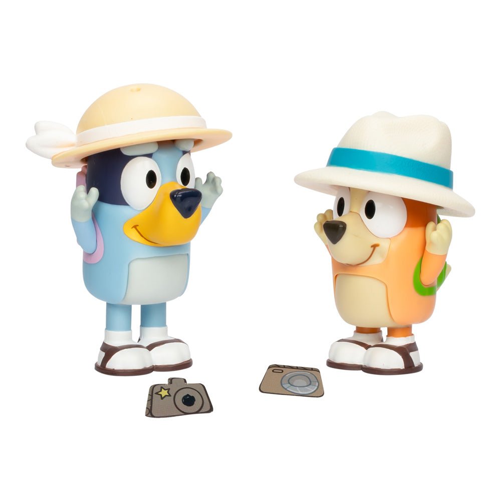 Bluey Holiday S11 Figure 2Pk On Holiday - Mastermind Toys___237670