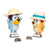 Bluey Holiday S11 Figure 2Pk On Holiday - Mastermind Toys___237670