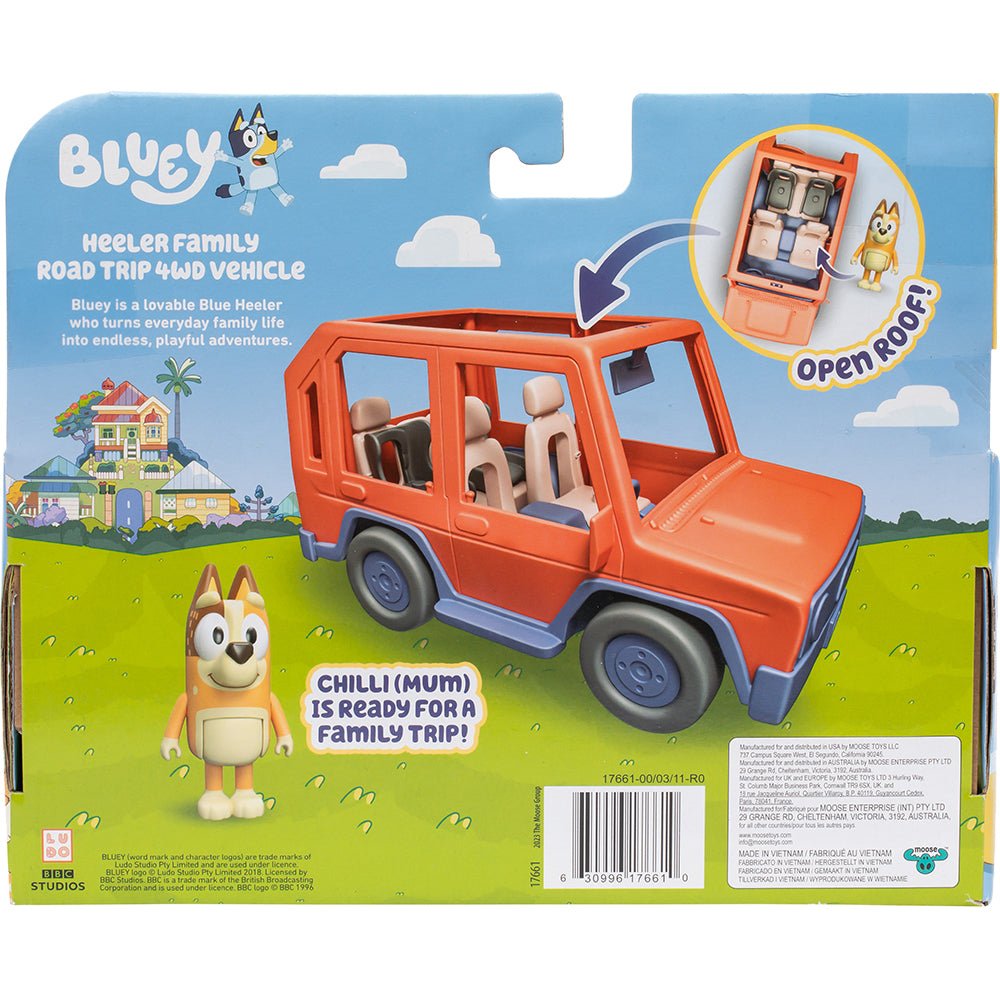 Bluey S11 Heeler Family Road Trip 4WD Vehicle - Mastermind Toys___241808